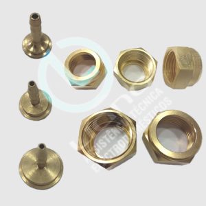 Casquilho c/ porca 20/150 p/ tubo D int 4mm